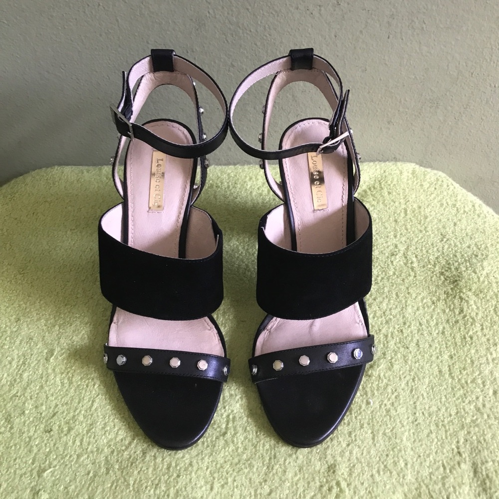 Louise et Cie Kellyn Studded Heels Sandals Size 8 - Picture 4 of 15